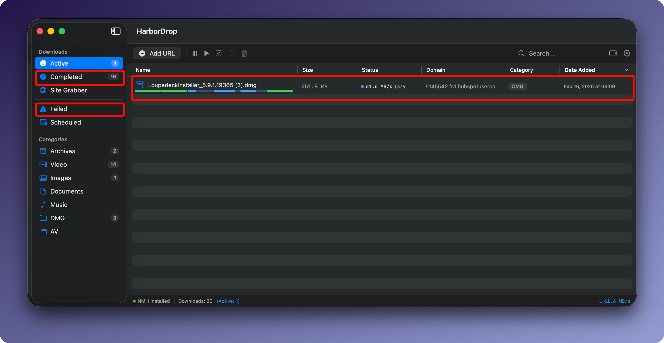 HarborDrop for macOS screenshot