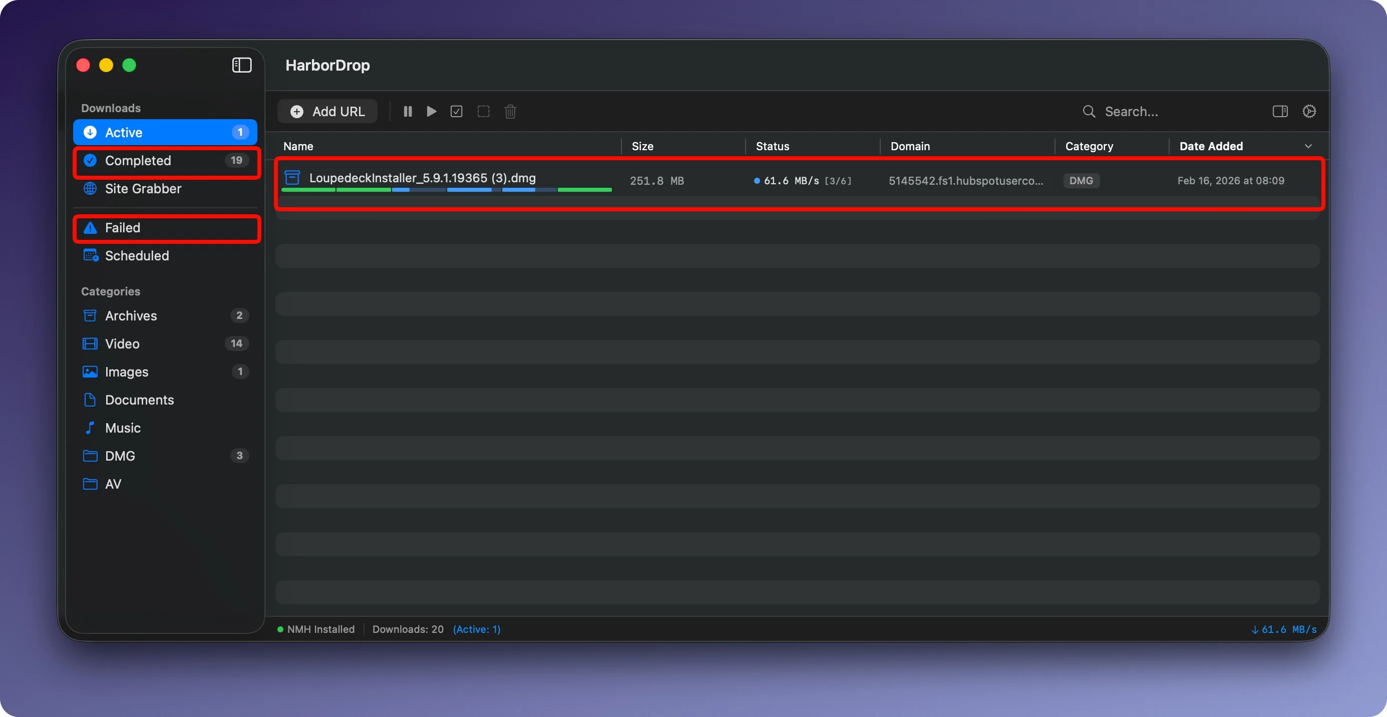 HarborDrop for macOS screenshot